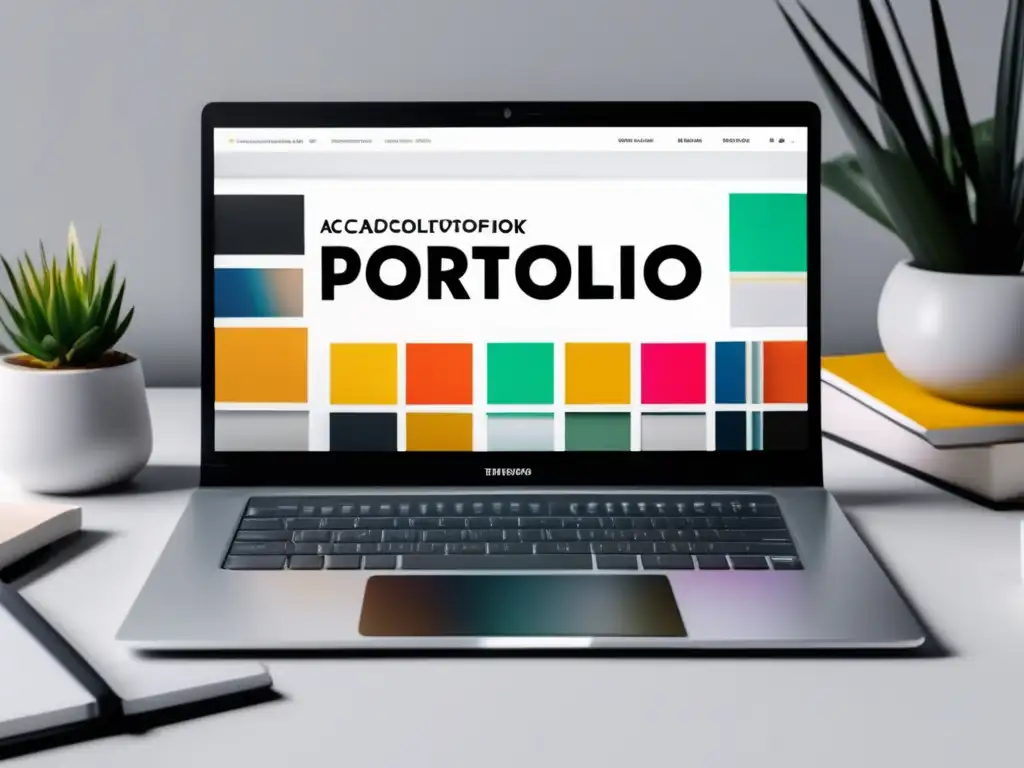 Portafolio académico elegante y vibrante Portafolio académico destacado con diseño sofisticado y cautivador