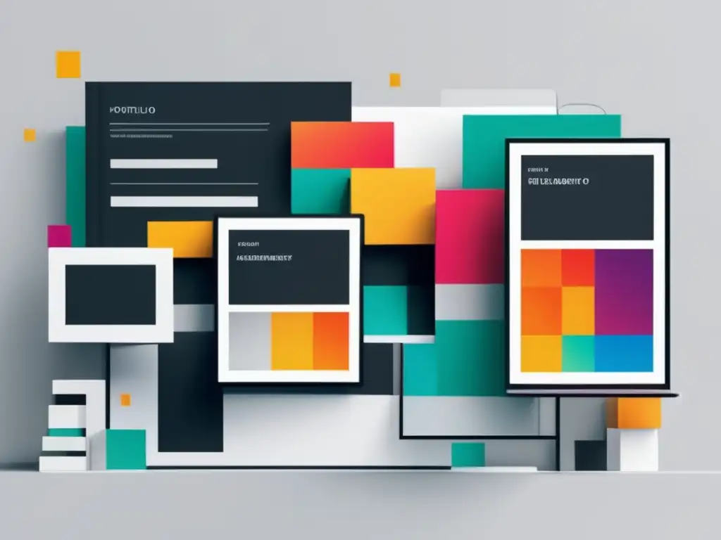 Portafolio académico moderno y minimalista Portafolio académico con proyectos y logros