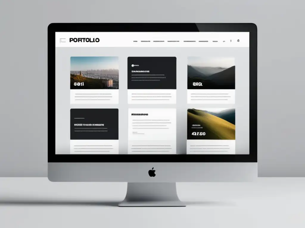 Portafolio minimalista y moderno Portafolio universitario optimizado: Técnicas de maximización