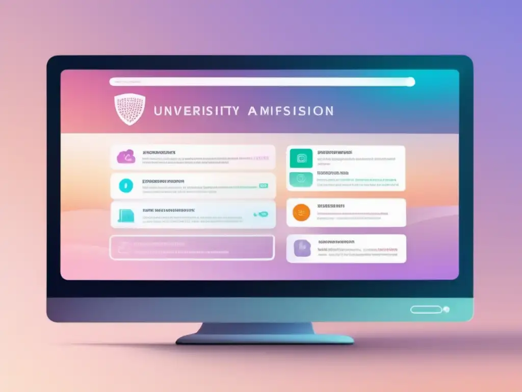 Portal de admisiones universitarias seguro y moderno Portal admisiones universitarias: seguridad, privacidad, protección de datos personales