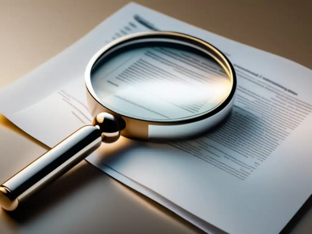 Investigación de beca con lupa Investigación y prevención de estafas en becas universitarias
