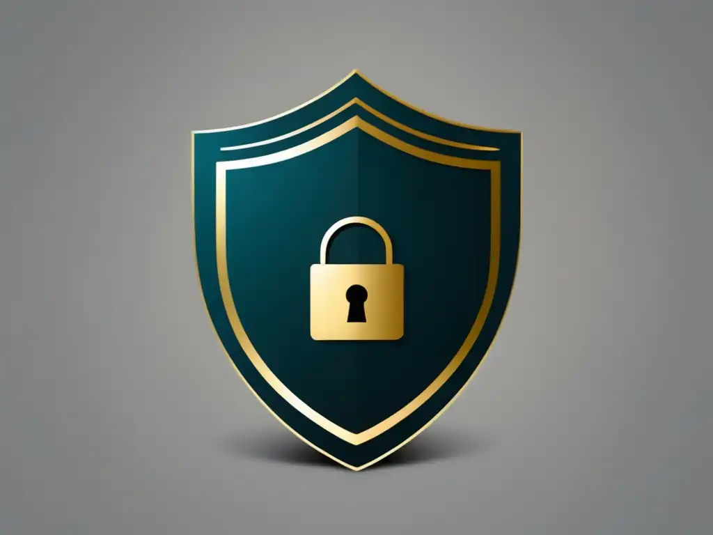 Privacidad en admisiones universitarias Privacidad en admisiones universitarias: Escudo con símbolo de candado, elegante y moderno