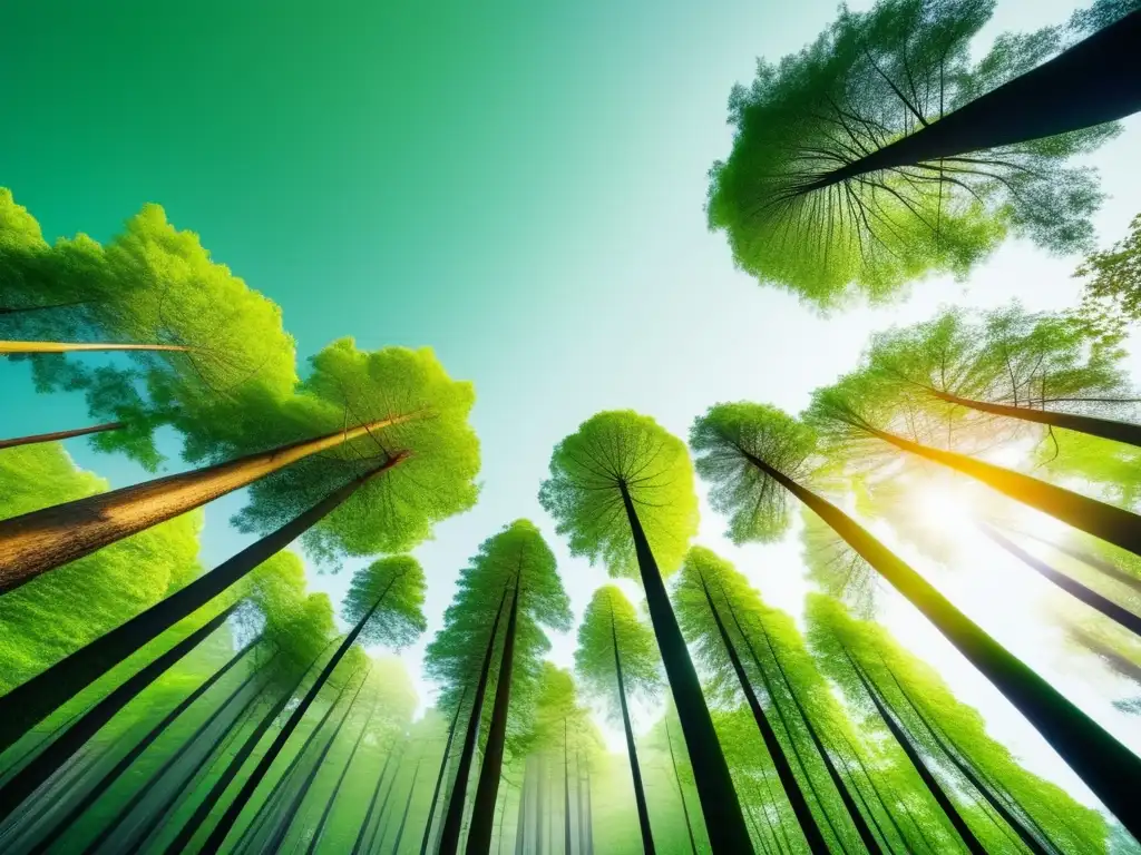 Bosque verde exuberante: conexión con la naturaleza Proceso admisiones en estudios ambientales: Bosque verde sereno y vibrante, conectando con la naturaleza