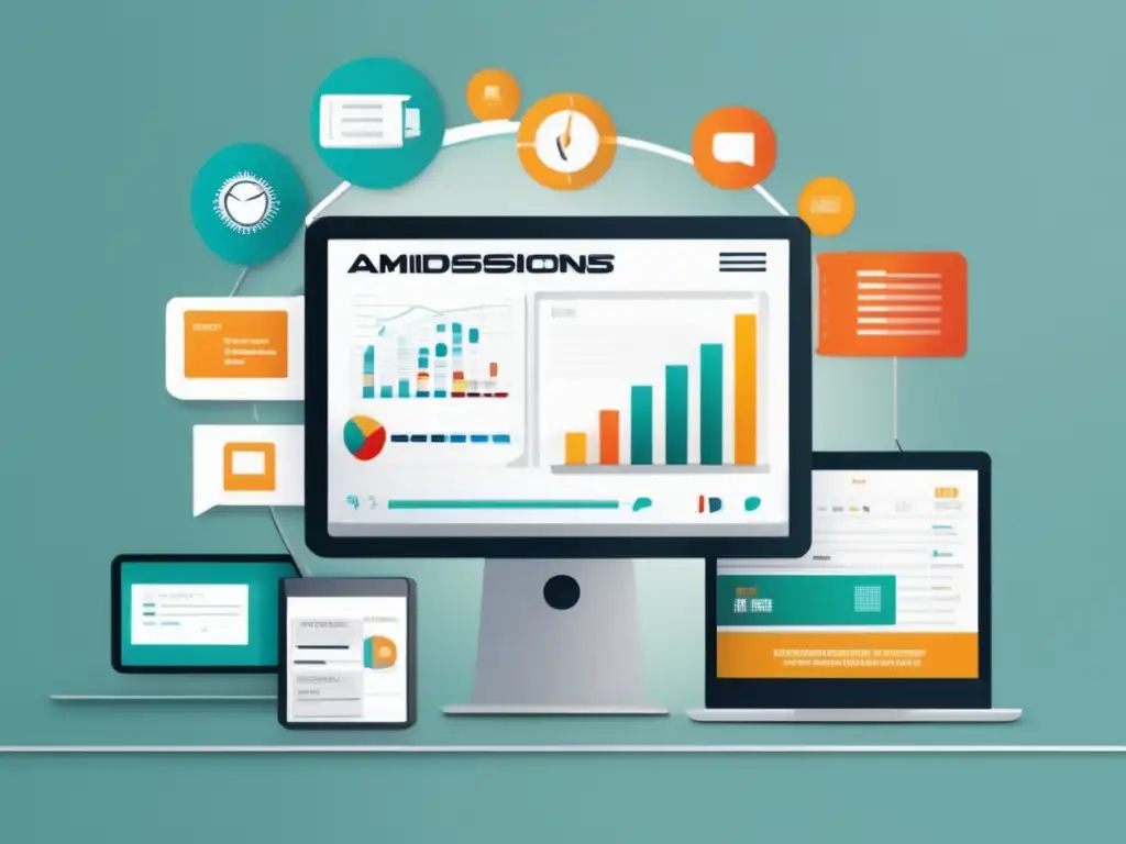 Proceso de admisiones universitarias eficiente y tecnológico Proceso admisiones tecnología avanzada en universidad