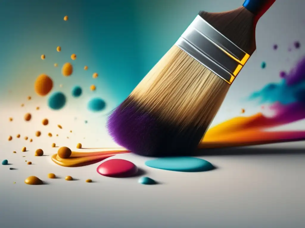 Pincel en lienzo: arte y transformación 'Proceso admisiones universitarias para arte - Pincelada transformadora en lienzo en blanco'