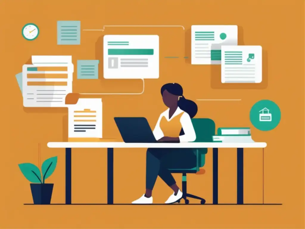 Proceso de solicitar becas Proceso de admisiones universitarias: ilustración minimalista y moderna mostrando la presentación de múltiples solicitudes de becas