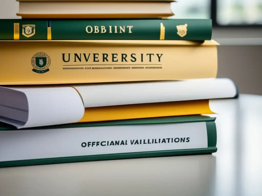 Documentos universitarios internacionales Proceso de convalidaciones universitarias internacionales en documentos organizados