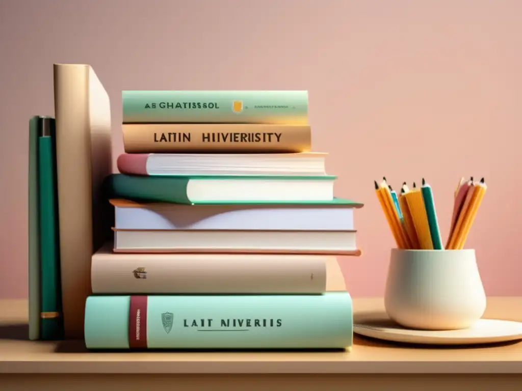 Materiales de estudio de calidad para exámenes universitarios Preparación pruebas aptitud universidades latinoamericanas - Materiales de estudio de alta calidad en un escritorio minimalista