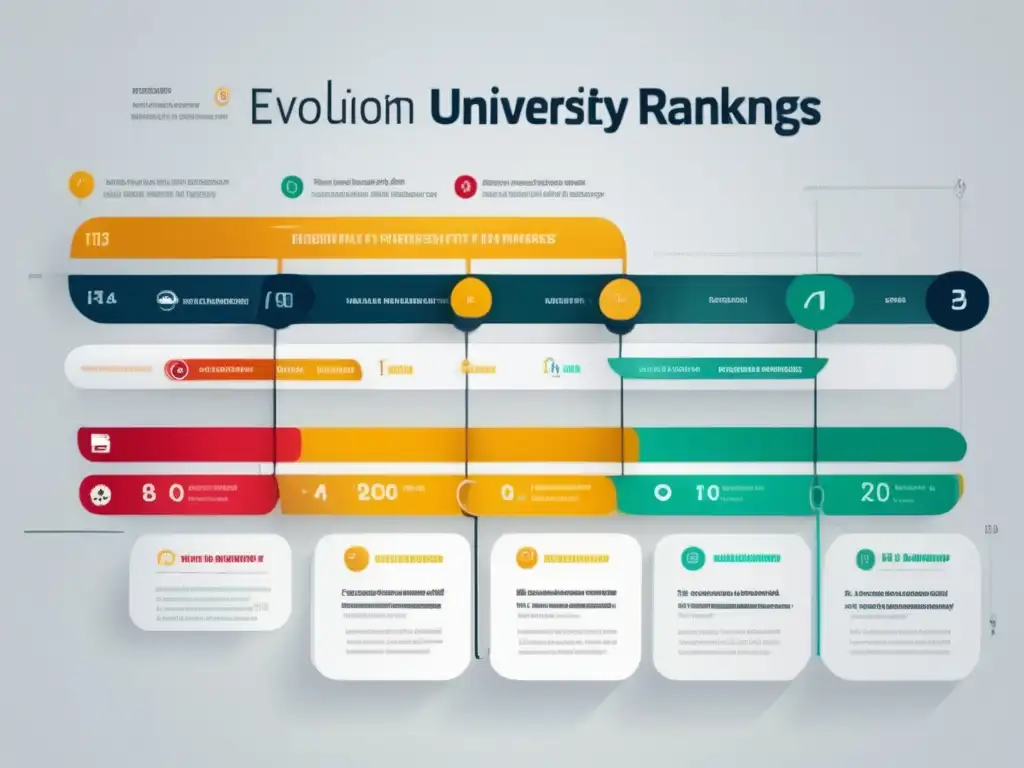Evolución rankings universitarios Evolución de rankings universitarios: Impacto en admisiones