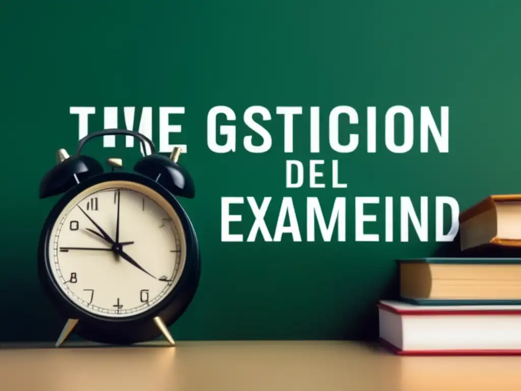 Reloj minimalista para gestionar tiempo durante exámenes Reloj minimalista simbolizando la gestión del tiempo en exámenes: Estrategias para responder preguntas de desarrollo en exámenes de admisión
