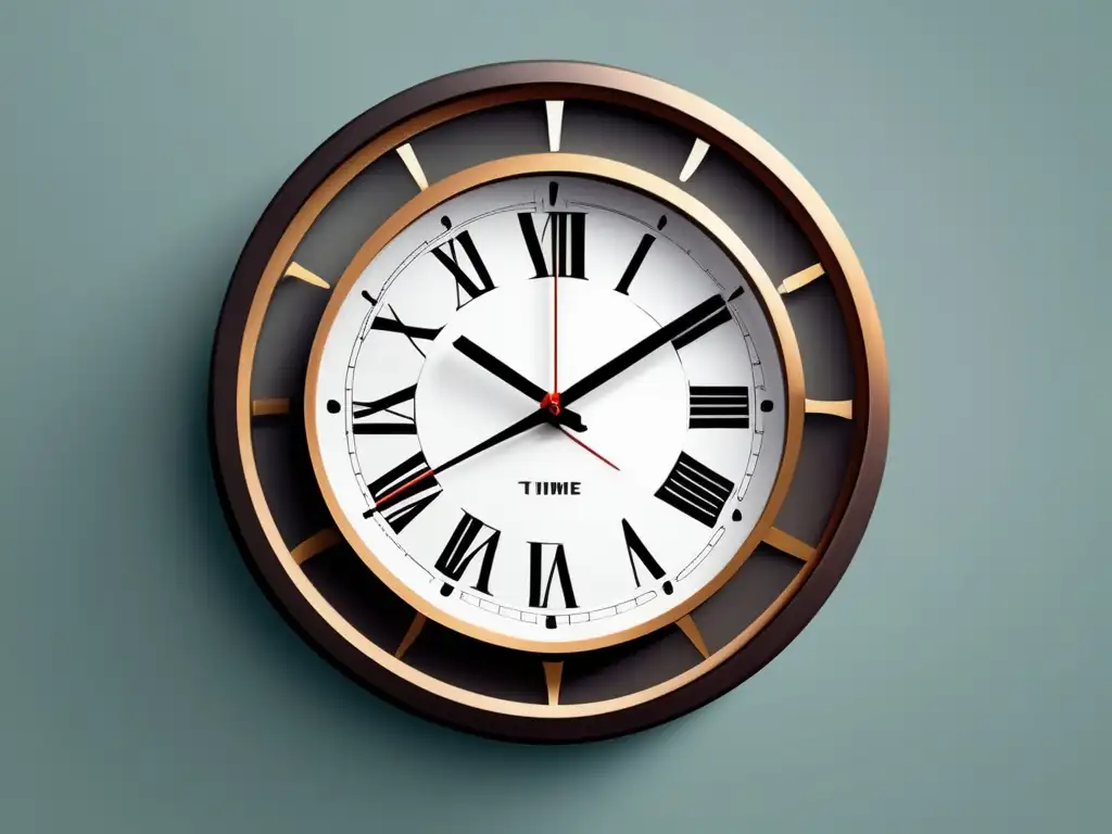 Reloj moderno para gestionar tiempo en exámenes Reloj moderno de alta resolución con detalles precisos, simbolizando la gestión del tiempo en pruebas de admisión universitarias en Europa