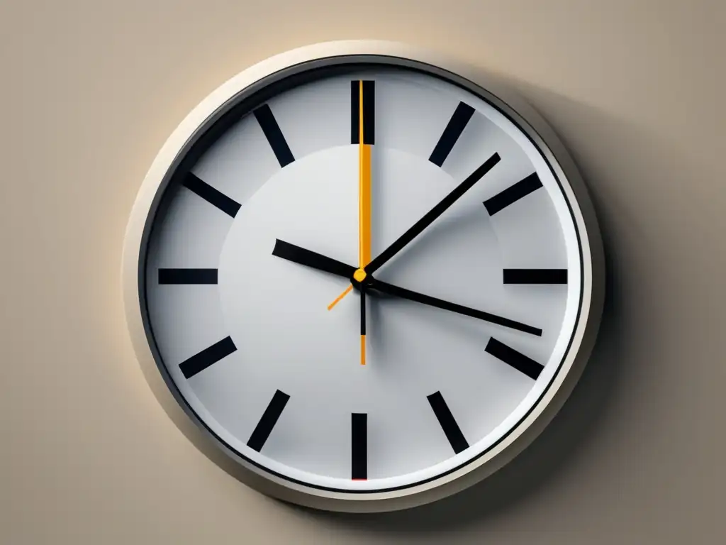 Reloj moderno y minimalista para la gestión del tiempo en exámenes Reloj moderno para exámenes de admisión: Técnicas de manejo del tiempo en exámenes universitarios