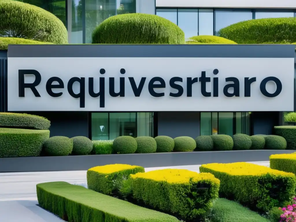 Entrada universitaria elegante y profesional Requisitos de ingreso universitario según leyes de educación superior en campus moderno y profesional