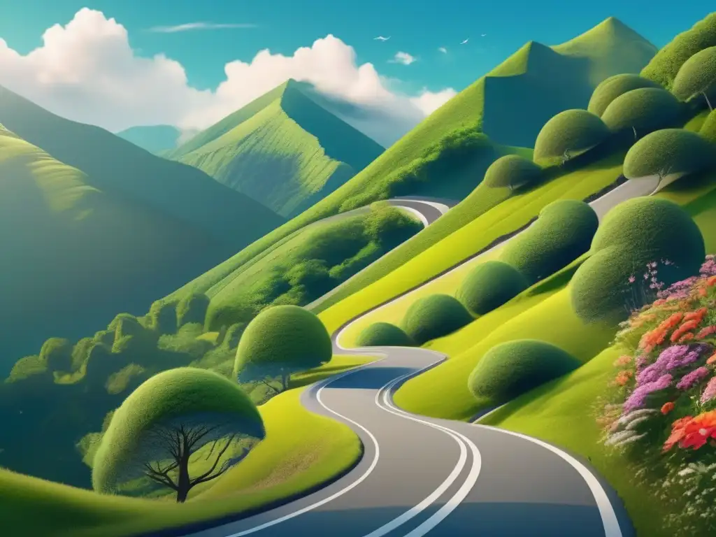 Un camino sinuoso hacia la cima Ruta motivacional para admisión universitaria