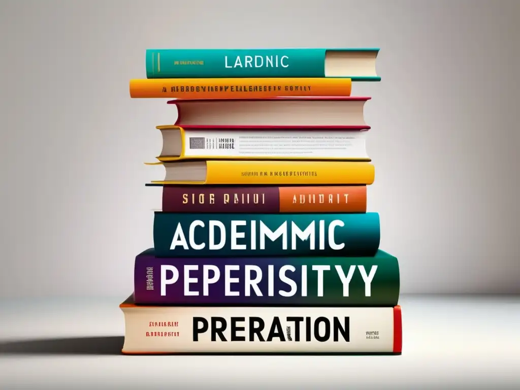 Pila de libros coloridos - Preparación académica Preparación académica: Secretos destacar admisiones universitarias