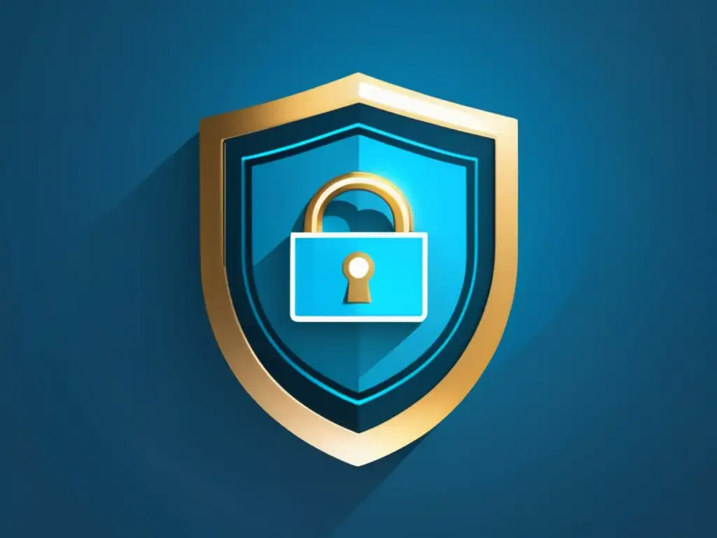 Cerradura digital segura con escudo de privacidad Seguridad y privacidad en notas y evaluaciones universitarias