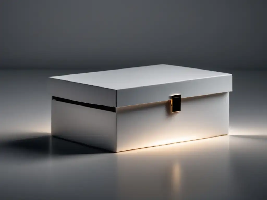 Caja blanca minimalista para guardar preocupaciones Técnica caja preocupaciones ansiedad universitaria