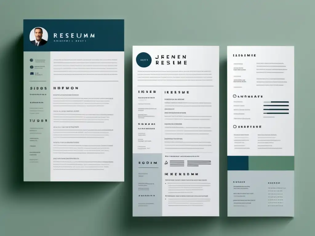 CV moderno y pulido Técnicas edición currículum universitario: moderno, limpio, equilibrado, tipografía atractiva, colores neutros, profesionalidad, atención a detalles