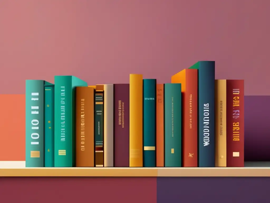 Libros coloridos simbolizando conocimiento y becas Tendencias financiamiento estudios: libros coloridos simbolizando variedad de disciplinas, becas y programas de préstamos, optimismo y posibilidades