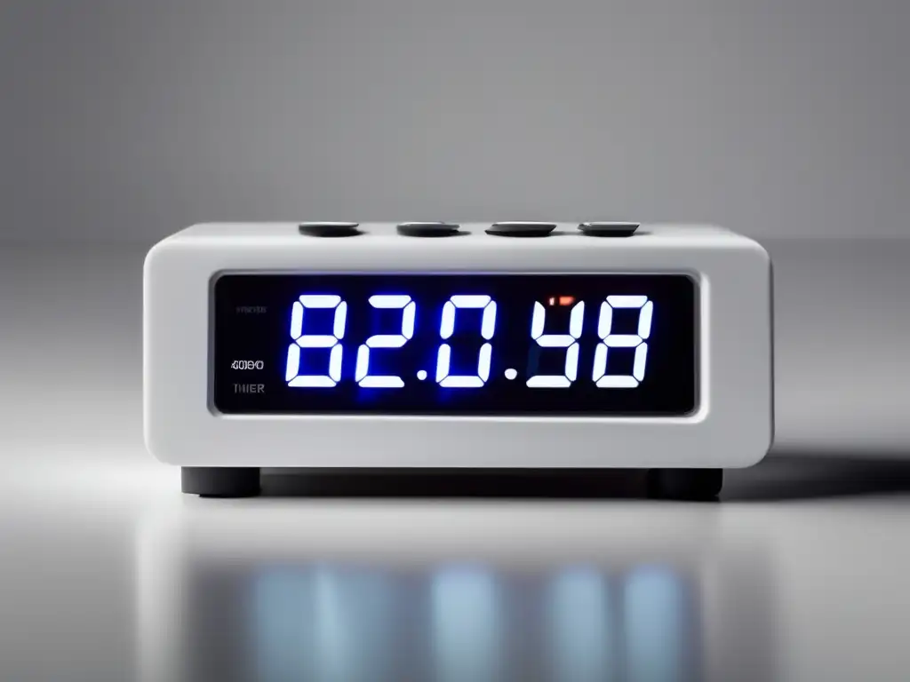 Temporizador digital moderno y eficiente Timer digital moderno y minimalista de 30 minutos para Tips de admisión universitaria