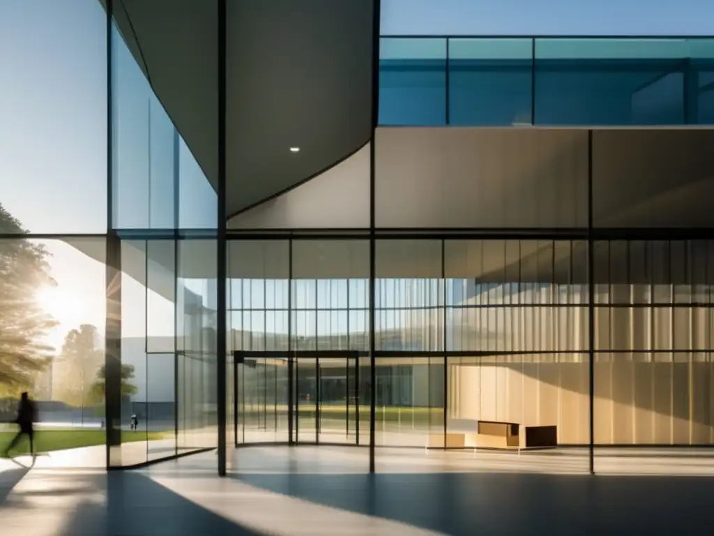 Edificio universitario transparente Transparencia en admisiones universitarias, igualdad de oportunidades