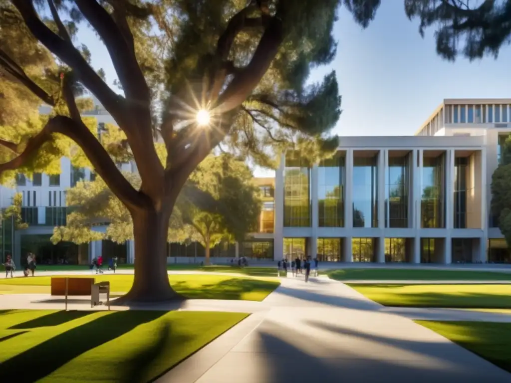 Campus universitario moderno de la Universidad de Berkeley Universidad Berkeley: Campus moderno y elegante que refleja excelencia académica e innovación