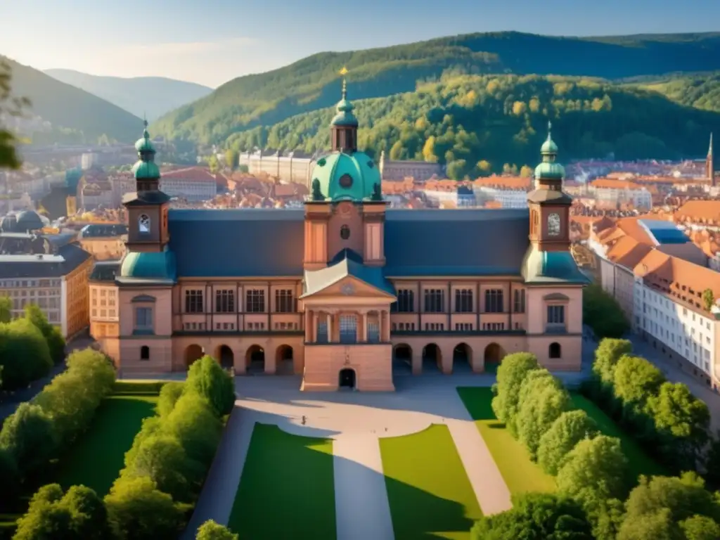 Universidad de Heidelberg: Elegancia y tradición Universidad de Heidelberg: Proceso de admisiones y elegancia arquitectónica en una imagen 8k