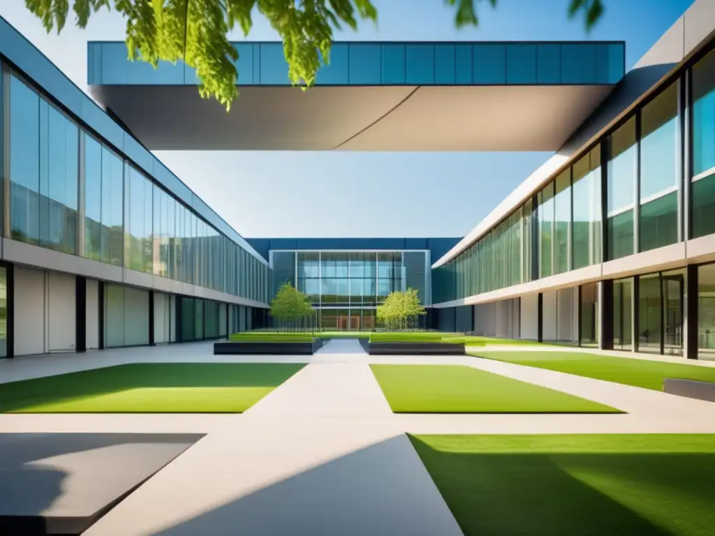 Universidad moderna con diseño arquitectónico elegante Universidad moderna con diseño arquitectónico elegante - Errores comunes en admisiones universitarias