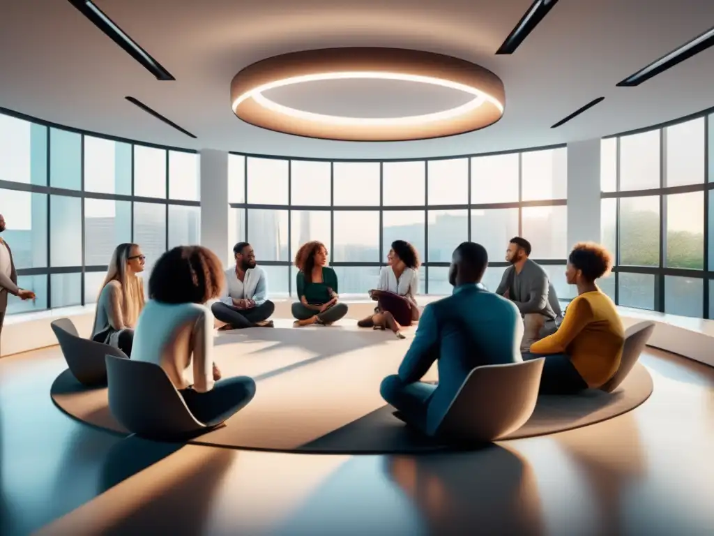 Colaboración en aula moderna Ventajas aprendizaje colaborativo: diversidad, participación, conocimiento compartido