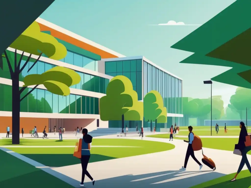 Universidad moderna en un día soleado Ventajas y desventajas de transferirte en tu carrera universitaria