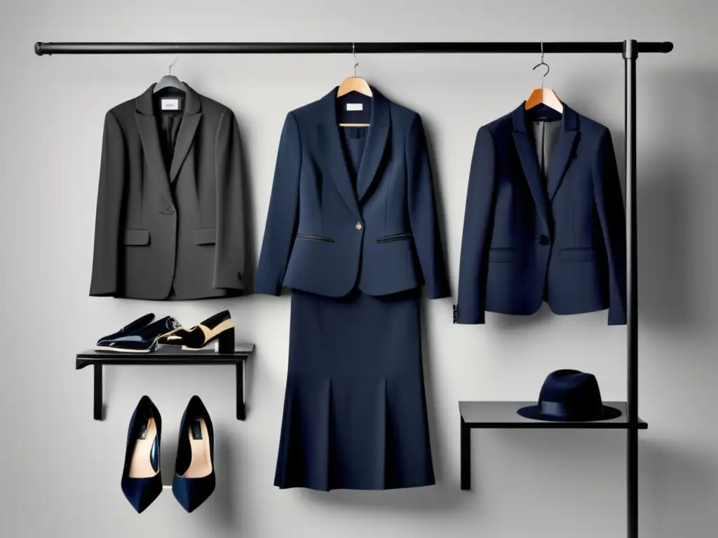 Vestuario profesional minimalista y moderno Vestimenta adecuada entrevista admisión: traje sastre minimalista y elegante para una entrevista de admisión
